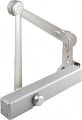 Stanley - 12-1/4" Closer Body Length, Multi-Size Closer Manual Damper - Painted Aluminum Finish, Reversible - Exact Tooling