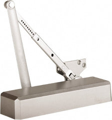 Stanley - 11-1/4" Closer Body Length, Multi-Size Closer Manual Damper - Painted Aluminum Finish, Reversible - Exact Tooling