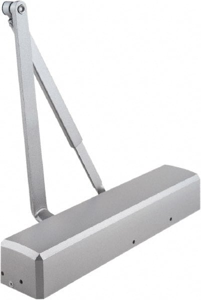 Stanley - Multisized Power Operated Damper - Multimount, Reversible Hand, Painted Aluminum Finish - Exact Tooling