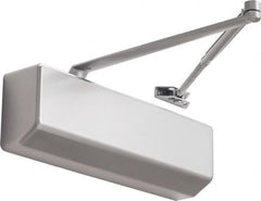 Stanley - Multisized Power Operated Damper - Multimount, Reversible Hand, Painted Aluminum Finish - Exact Tooling