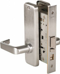 Stanley - Grade 1 Classroom Lever Lockset - 2-3/4" Back Set, Best SFIC Cylinder, Brass Alloy, Satin Chrome Finish - Exact Tooling
