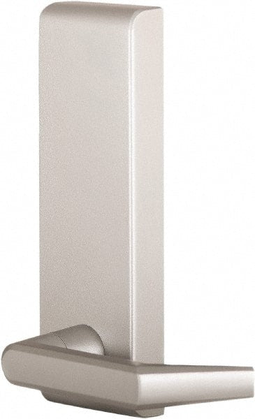 Precision - 8" OAL Nonhanded Flatbar - 32 to 36" Door Width, Painted Aluminum Finish, Grade 1, Stanley Commercial Hardware - Exact Tooling