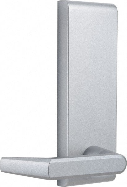 Precision - 8" OAL Nonhanded Flatbar - 32 to 36" Door Width, Painted Aluminum Finish, Grade 1, Stanley Commercial Hardware - Exact Tooling