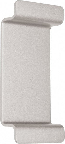 Precision - 6" OAL Reversible Unrated Flatbar - 32 to 36" Door Width, Painted Aluminum Finish, Grade 1, Reliant Series - Exact Tooling