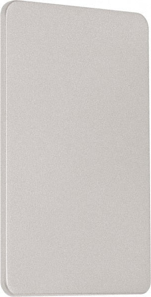 Precision - 4" OAL Nonhanded Flatbar - 32 to 36" Door Width, Painted Aluminum Finish, Grade 1, Reliant Series - Exact Tooling