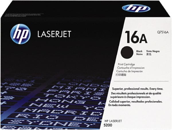 Hewlett-Packard - Black Toner Cartridge - Use with HP LaserJet 5200 - Exact Tooling