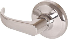 Stanley - Grade 1 Dummy Lever Lockset - 2-3/4" Back Set, Keyless Cylinder, Brass Alloy, Bright Chrome Finish - Exact Tooling