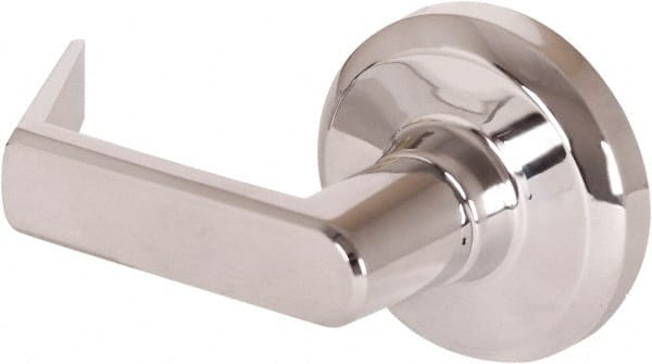 Stanley - Grade 1 Dummy Lever Lockset - 2-3/4" Back Set, Keyless Cylinder, Brass Alloy, Bright Chrome Finish - Exact Tooling
