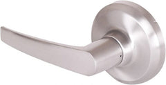 Stanley - Grade 1 Dummy Lever Lockset - 2-3/4" Back Set, Keyless Cylinder, Brass Alloy, Satin Chrome Finish - Exact Tooling