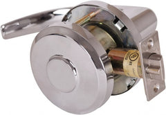 Stanley - Grade 1 Communicating Lever Lockset - 2-3/4" Back Set, Key In Lever Cylinder, Brass Alloy, Bright Chrome Finish - Exact Tooling