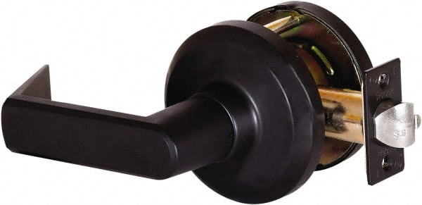 Stanley - Grade 1 Communicating Lever Lockset - 2-3/4" Back Set, Key In Lever Cylinder, Brass Alloy, Oil Rubbed Bronze Finish - Exact Tooling