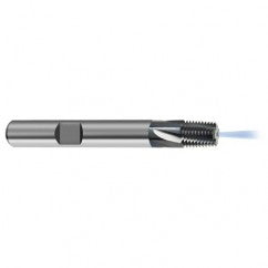 1-11-1/2 5FL Carbide Thread Mill NPT Tap-Coolant Thru-TiCN - Exact Tooling
