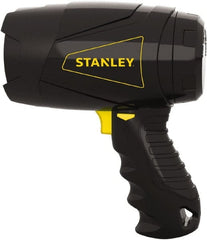 Stanley - Black Halogen Spotlight - 400 Lumens, 6 Volt, 3 Watt - Exact Tooling