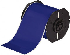 Brady - 4" Wide x 1,200" Long, Blue Vinyl Tape - For BBP30 Label Printer, BBP33 Label Printer, BBP35 Multicolor Sign & Label Printer, BBP37 Color & Cut Sign & Label Printer, BradyPrinter S3100, BBP31 Sign & Label Printer - Exact Tooling