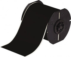 Brady - 4" Wide x 1,200" Long, Black Vinyl Tape - For BBP30 Label Printer, BBP33 Label Printer, BBP35 Multicolor Sign & Label Printer, BBP37 Color & Cut Sign & Label Printer, BradyPrinter S3100, BBP31 Sign & Label Printer - Exact Tooling