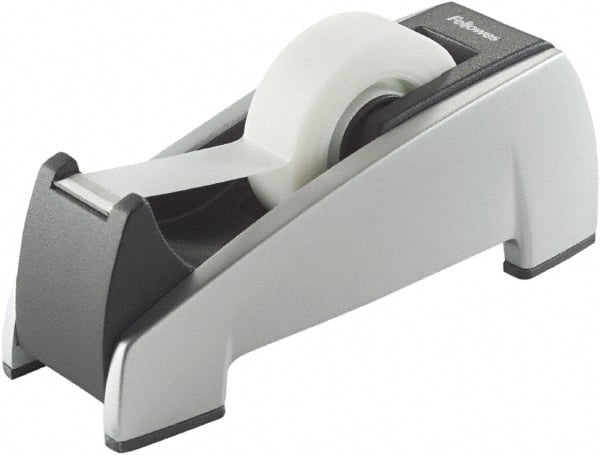FELLOWES - 3/4" Wide, Single Roll, Manual Table/Desk Tape Dispenser - Plastic - Exact Tooling