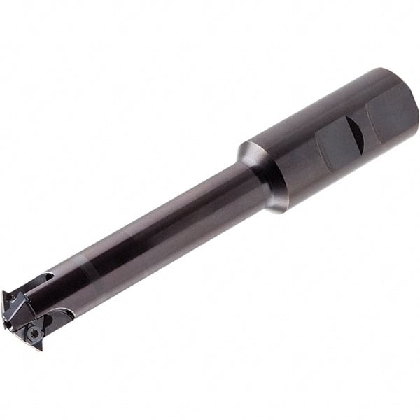 Iscar - 30 Inserts, 80mm Cut Diam, 32mm Arbor Diam, 69mm Max Depth of Cut, Indexable Square-Shoulder Face Mill - 85mm High, XNMU 1306 Insert Compatibility, Through Coolant, Series HeliSlot - Exact Tooling