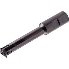 Iscar - 30 Inserts, 80mm Cut Diam, 32mm Arbor Diam, 69mm Max Depth of Cut, Indexable Square-Shoulder Face Mill - 85mm High, XNMU 1306 Insert Compatibility, Through Coolant, Series HeliSlot - Exact Tooling