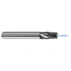 1-11-1/2 5FL Carbide Thread Mill NPTF Tap-Coolant Thru-TiCN - Exact Tooling