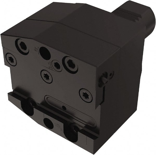 Seco - Tool Block Style 150.10-JETI, 20mm Blade Height, 96mm OAL, 66mm OAH, Indexable Cutoff Blade Tool Block - 30mm Shank Width, Through Coolant - Exact Tooling