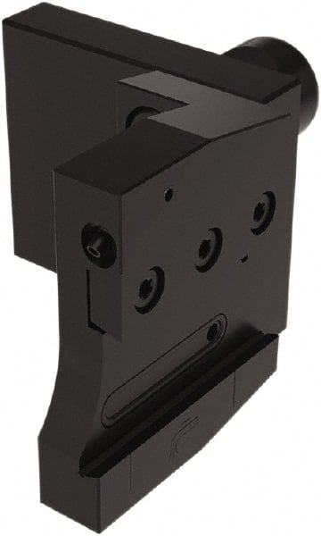 Seco - Tool Block Style 150.10-JETI, 25mm Blade Height, 134.5mm OAL, 78mm OAH, Indexable Cutoff Blade Tool Block - 30mm Shank Width, Through Coolant - Exact Tooling