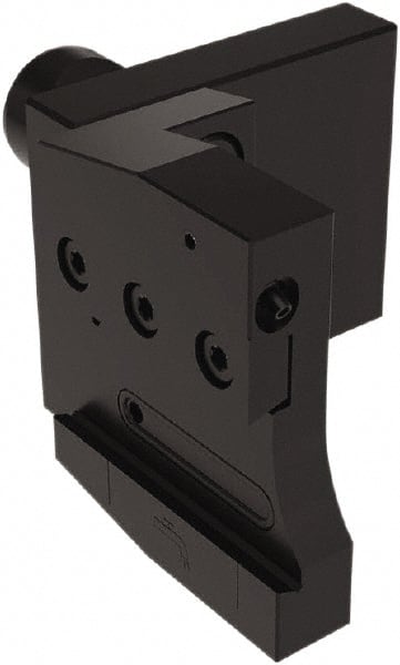 Seco - Tool Block Style 150.10-JETI, 25mm Blade Height, 134.5mm OAL, 78mm OAH, Indexable Cutoff Blade Tool Block - 30mm Shank Width, Through Coolant - Exact Tooling