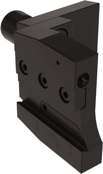 Seco - Tool Block Style 150.10-JETI, 20mm Blade Height, 133.5mm OAL, 74mm OAH, Indexable Cutoff Blade Tool Block - 25mm Shank Width, Through Coolant - Exact Tooling