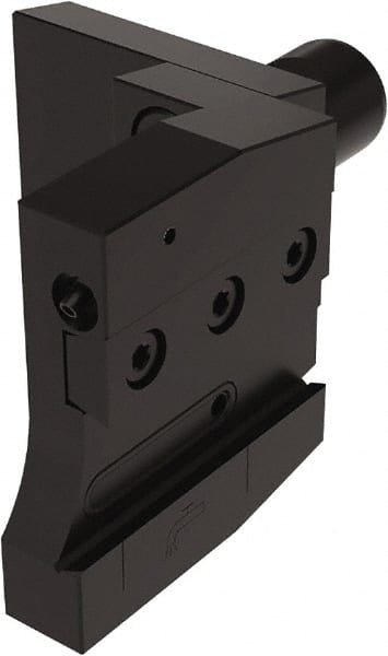 Seco - Tool Block Style 150.10-JETI, 20mm Blade Height, 133.5mm OAL, 74mm OAH, Indexable Cutoff Blade Tool Block - 25mm Shank Width, Through Coolant - Exact Tooling