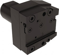 Seco - Tool Block Style 150.10-JETI, 25mm Blade Height, 96mm OAL, 90mm OAH, Indexable Cutoff Blade Tool Block - 50mm Shank Width, Through Coolant - Exact Tooling