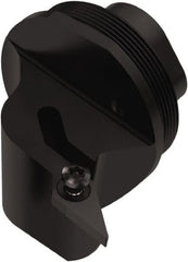 Seco - SVUBR, Right Hand Cut, 93° Lead Angle, 40mm Shank Height x 40mm Shank Width, Positive Rake Indexable Turning Toolholder - 32mm OAL, VBMT1604.. Insert Compatibility, Series GL - Exact Tooling