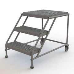 TRI-ARC - Rolling & Wall Mounted Ladders & Platforms Type: Rolling Work Platform Style: Steel Work Platform - Exact Tooling