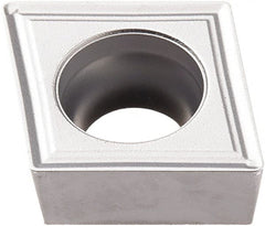 Seco - CCMT32.51 M3 Grade TP3501 Carbide Turning Insert - TiCN/Al2O3 Finish, 80° Diamond, 3/8" Inscr Circle, 5/32" Thick, 1/64" Corner Radius - Exact Tooling