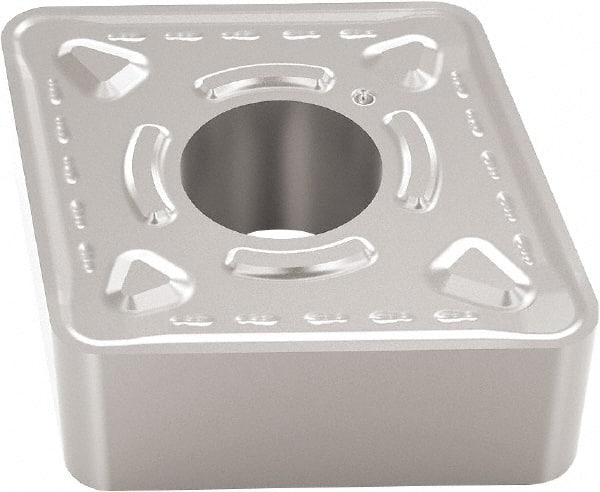 Seco - CNMG432 M6 Grade TP3501 Carbide Turning Insert - Ti(C/N)/Al2O3 Finish, 80° Diamond, 1/2" Inscr Circle, 3/16" Thick, 1/32" Corner Radius - Exact Tooling