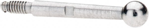 SPI - 3mm Ball Diam, Stainless Steel, Ball Test Indicator Contact Point - 13.7mm Contact Point Length, Use with SPI Integral Series - Exact Tooling