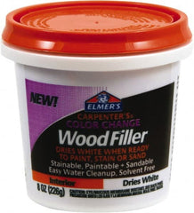Elmer's - 8 oz Jar Wood Filler - White - Exact Tooling