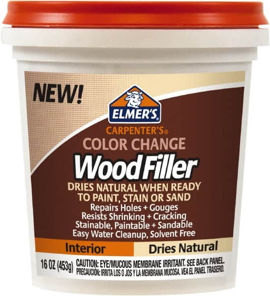 Elmer's - 16 oz Jar Wood Filler - Natural - Exact Tooling