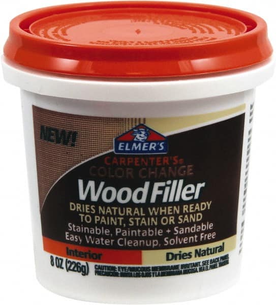 Elmer's - 8 oz Jar Wood Filler - Natural - Exact Tooling