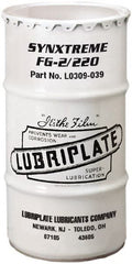 Lubriplate - 120 Lb Drum Calcium Extreme Pressure Grease - Tan, Extreme Pressure, Food Grade & High/Low Temperature, 450°F Max Temp, NLGIG 2, - Exact Tooling