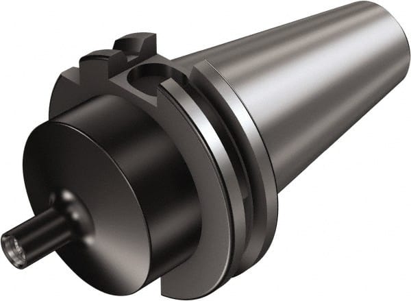 Sandvik Coromant - CAT40 Taper Shank 12.2mm Hole End Mill Holder/Adapter - 2.3622" Projection, Through-Spindle Coolant - Exact Tooling