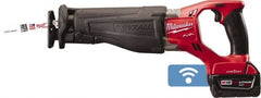 Milwaukee Tool - 18V, 0 to 3,000 SPM, Cordless Reciprocating Saw - Lithium-Ion Batteries Included - Exact Tooling
