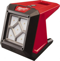 Milwaukee Tool - 12 Volts, 1000 Lumens, Cordless Work Light - Red, 15 hr Run Time - Exact Tooling