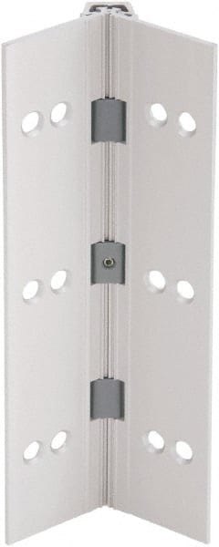 IVES - 83" Long x 4" Wide, Aluminum Continuous Hinge - 6" Thick, With Holes - Exact Tooling