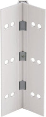 IVES - 83" Long x 4" Wide, Aluminum Continuous Hinge - 6" Thick, With Holes - Exact Tooling