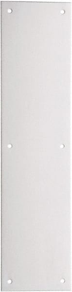 Schlage - 3-1/2" Wide x 15" OAL Stainless Steel Push Plate - Exact Tooling