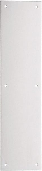 Schlage - 4" Wide x 16" OAL Stainless Steel Push Plate - Exact Tooling