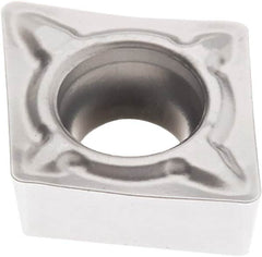 Seco - CCMT21.50 F1 Grade TP3501 Carbide Turning Insert - TiCN/Al2O3 Finish, 80° Diamond, 1/4" Inscr Circle, 3/32" Thick, 0.2mm Corner Radius - Exact Tooling