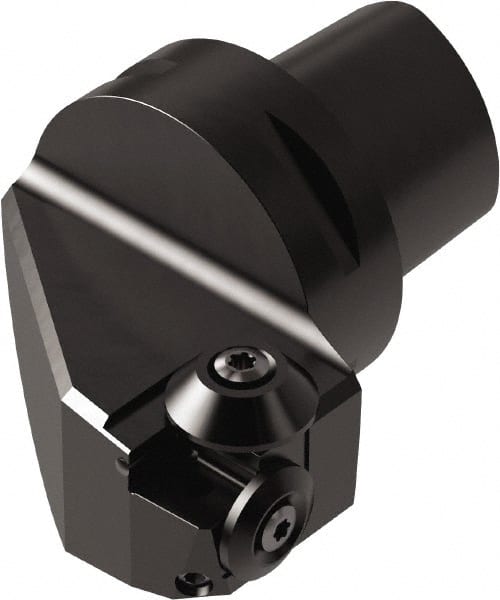 Seco - Insert Style Thread Chaser, 65mm Head Length, Right Hand Cut, External Modular Threading Cutting Unit Head - System Size C6, 45mm Center to Cutting Edge, Series Seco-Capto - Exact Tooling