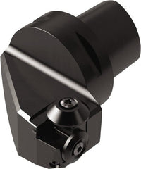 Seco - Insert Style Thread Chaser, 65mm Head Length, Right Hand Cut, External Modular Threading Cutting Unit Head - System Size C6, 45mm Center to Cutting Edge, Series Seco-Capto - Exact Tooling