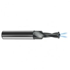 M14 x 2.0 2FL Carbide 2XD Drill/Thread Mill-Coolant Thru-TiCN - Exact Tooling