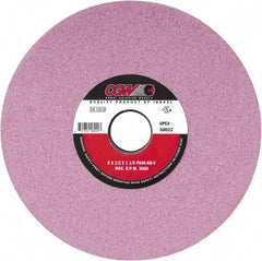 Camel Grinding Wheels - 7" Diam x 1-1/4" Hole x 3/4" Thick, J Hardness, 60 Grit Surface Grinding Wheel - Aluminum Oxide, Type 5, Medium Grade, Vitrified Bond, One-Side Recess - Exact Tooling